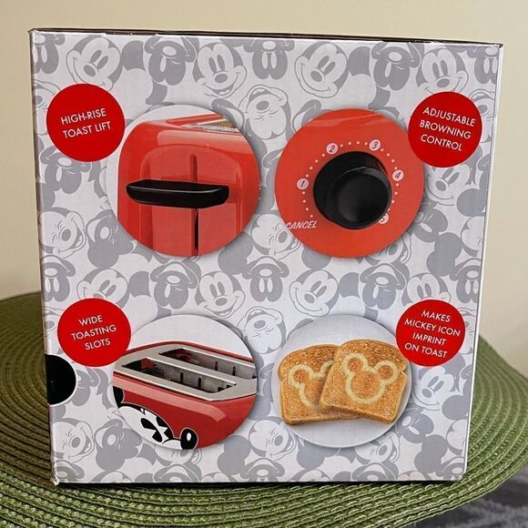 Disney Mickey Mouse 2 slice toaster DCM-21 NWT - Picture 13 of 13